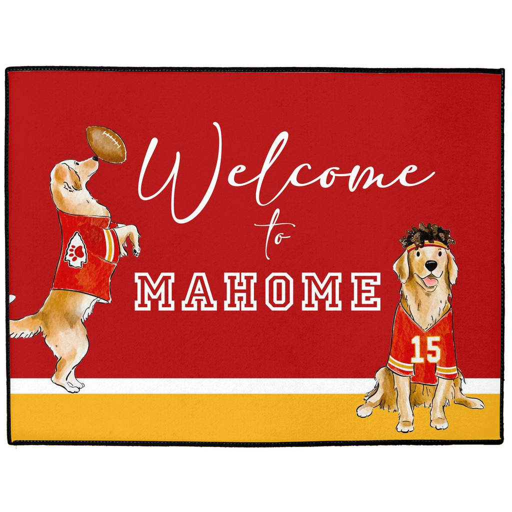 Mahome Golden Retrievers Doormat