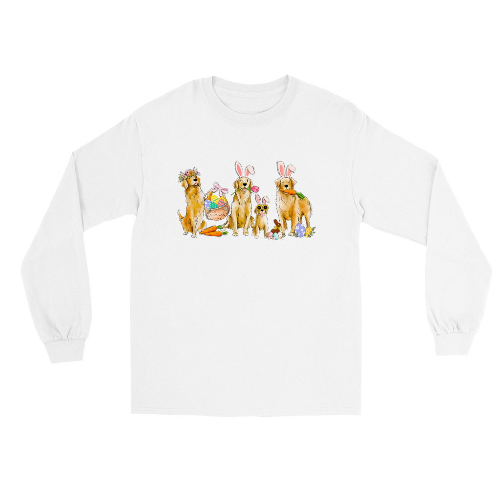 Golden Retriever Easter Long Sleeve T-Shirts