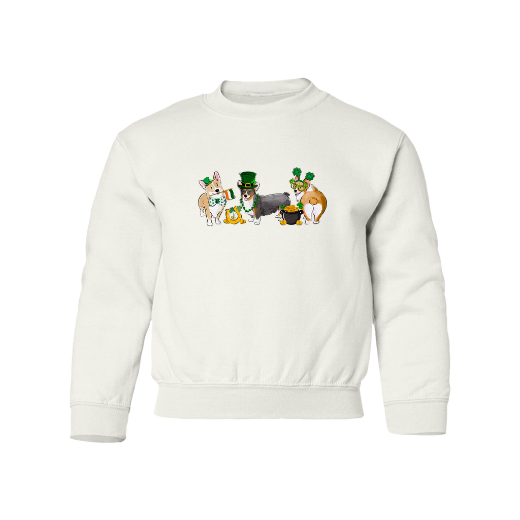 Corgi St. Patrick's YOUTH Sweatshirts