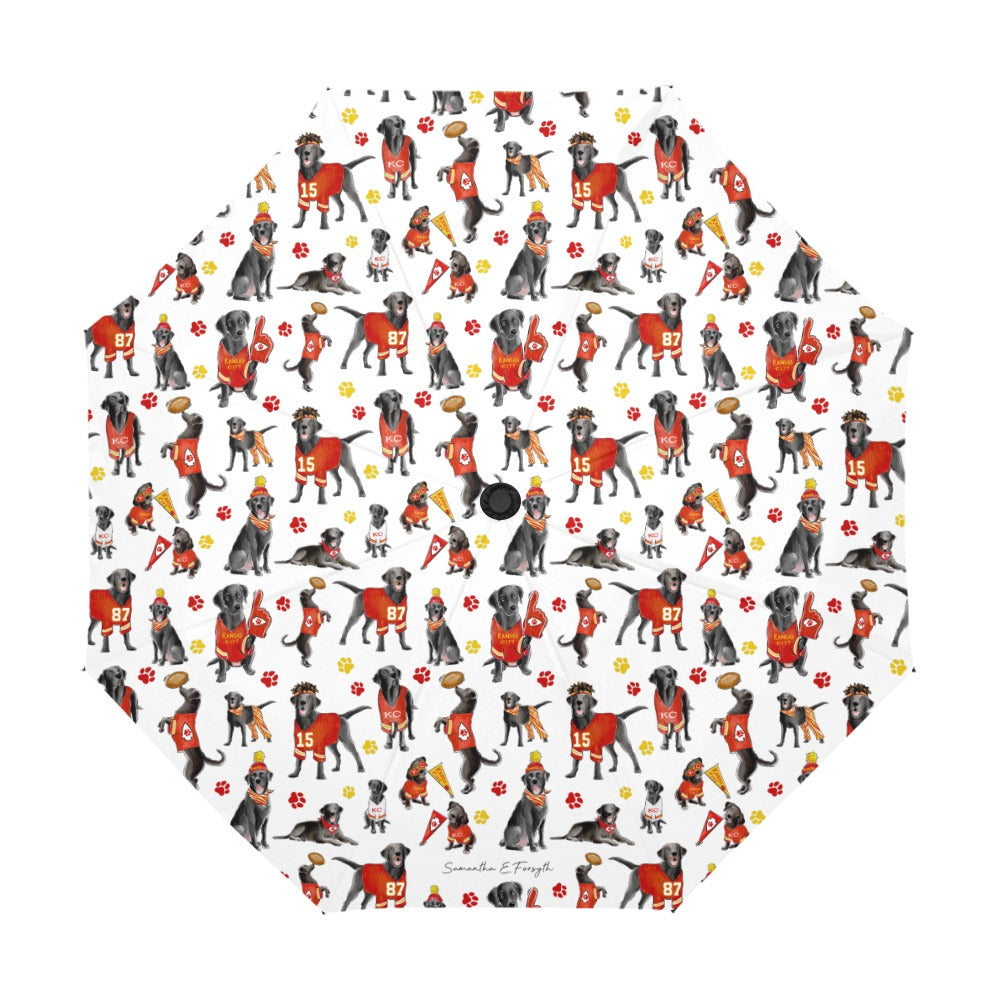 Kansas City Black Lab Umbrella