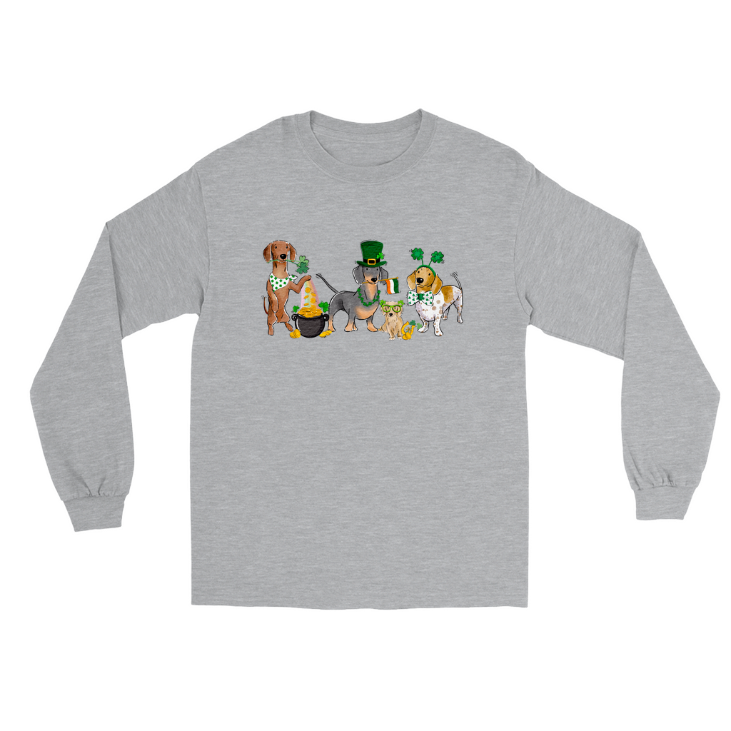 Wiener St. Patrick's Long Sleeve T-Shirts