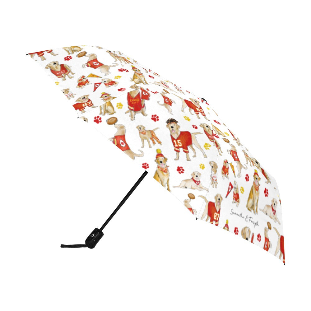 Kansas City Yellow Lab Umbrella