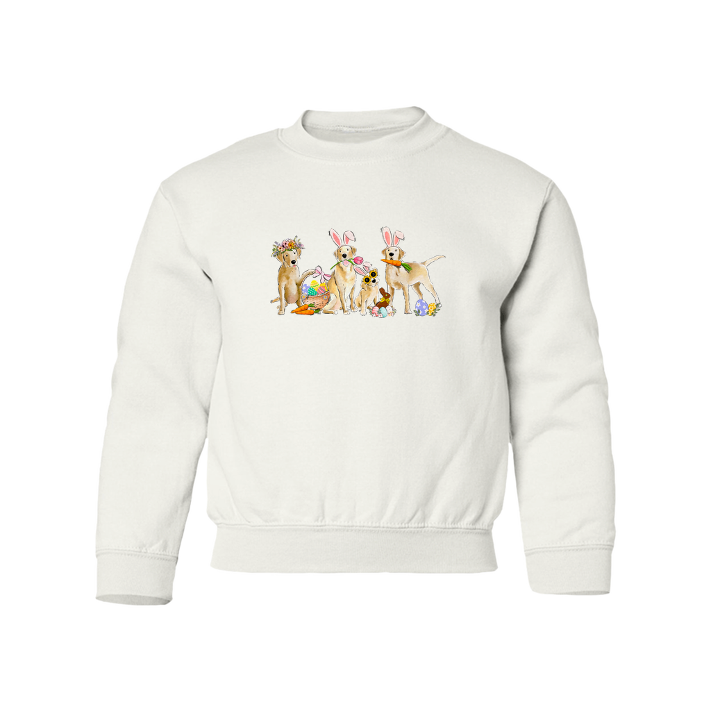 Yellow Labs Easter YOUTH Sweatshirt