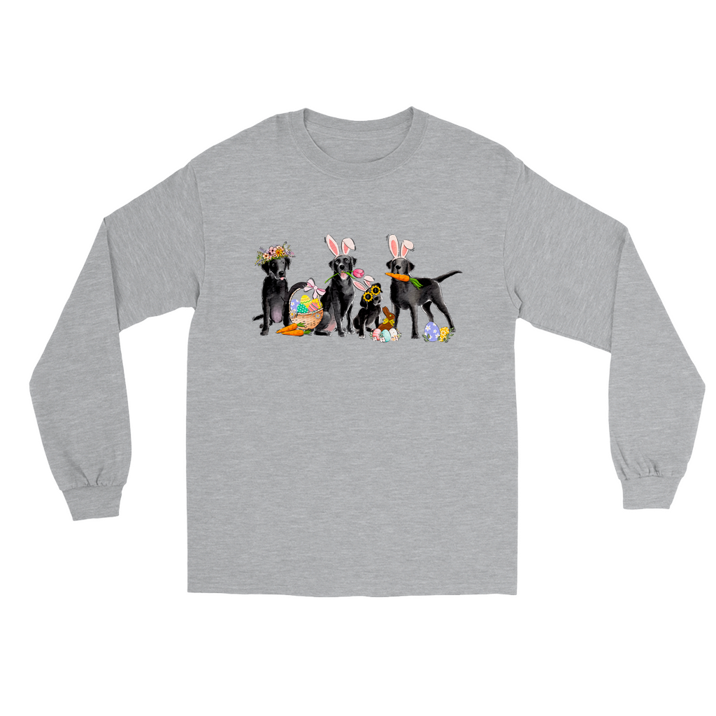 Black Labs Easter Long Sleeve T-Shirts