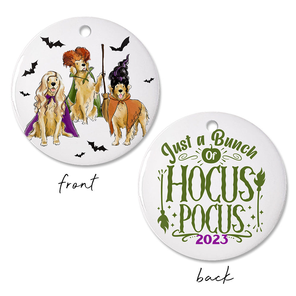 Golden Retriever Hocus Paw-cus Ornament