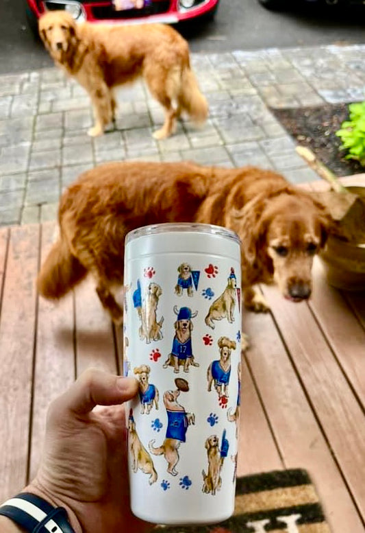 Buffalo Golden Retriever Tumbler