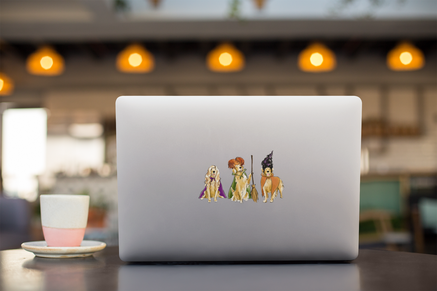 Golden Retriever Hocus Paw-cus Vinyl Sticker
