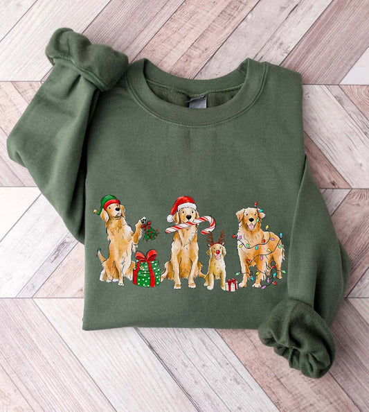 Golden Retriever Christmas Crewneck