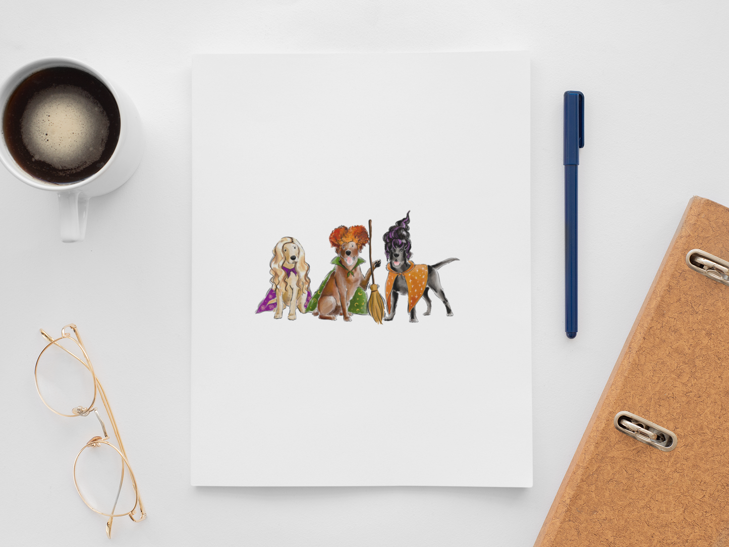 Labrador Hocus Paw-cus Vinyl Sticker