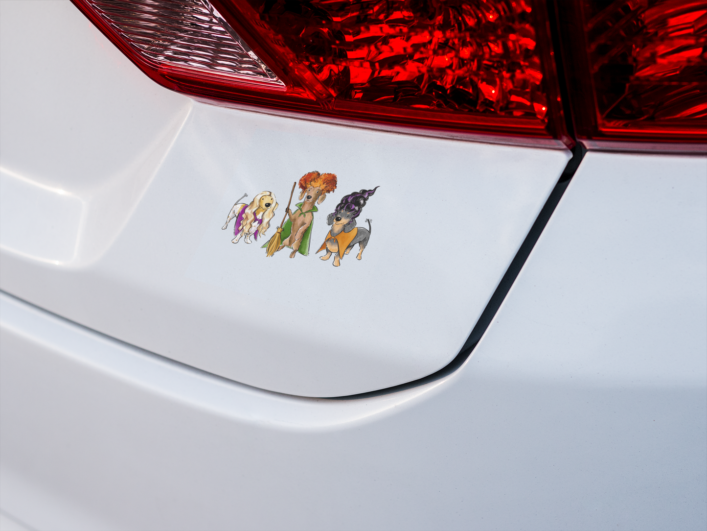 Wiener Hocus Paw-cus Vinyl Sticker