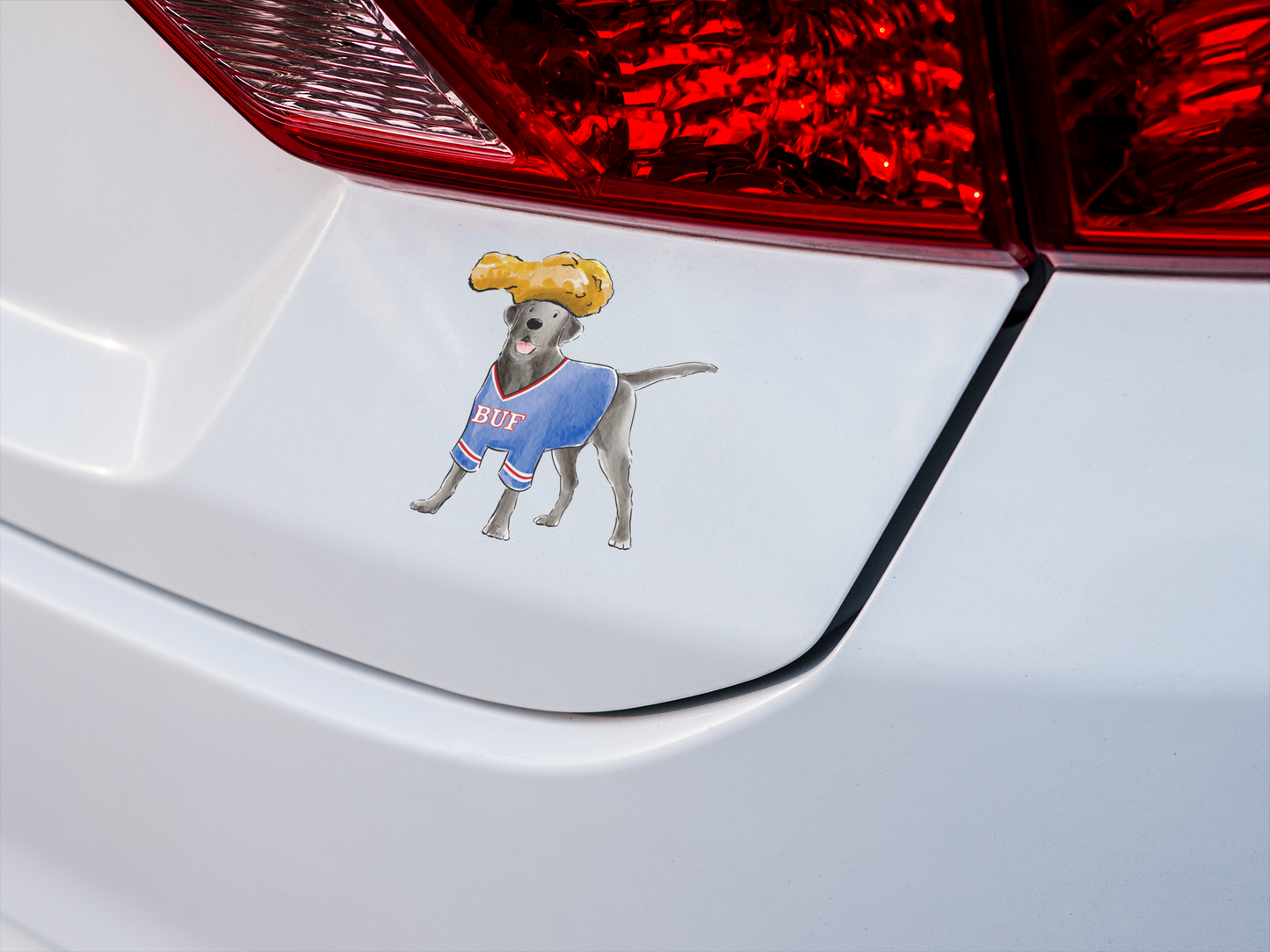 Buffalo Black Lab Vinyl Sticker