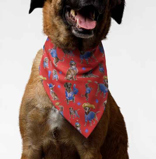 Buffalo Chocolate Lab Bandana