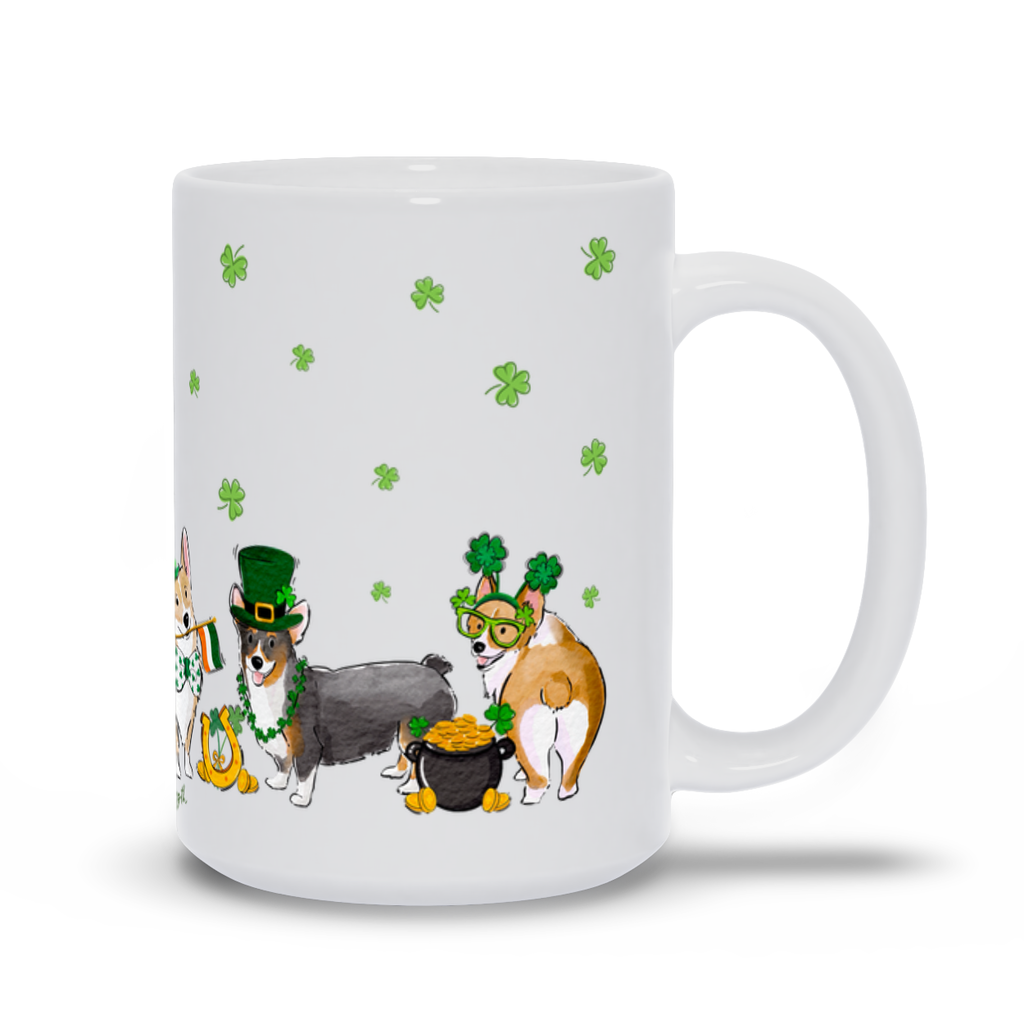 Corgi St. Patrick's Mug