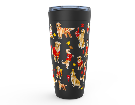 Kansas City Golden Retriever Tumbler