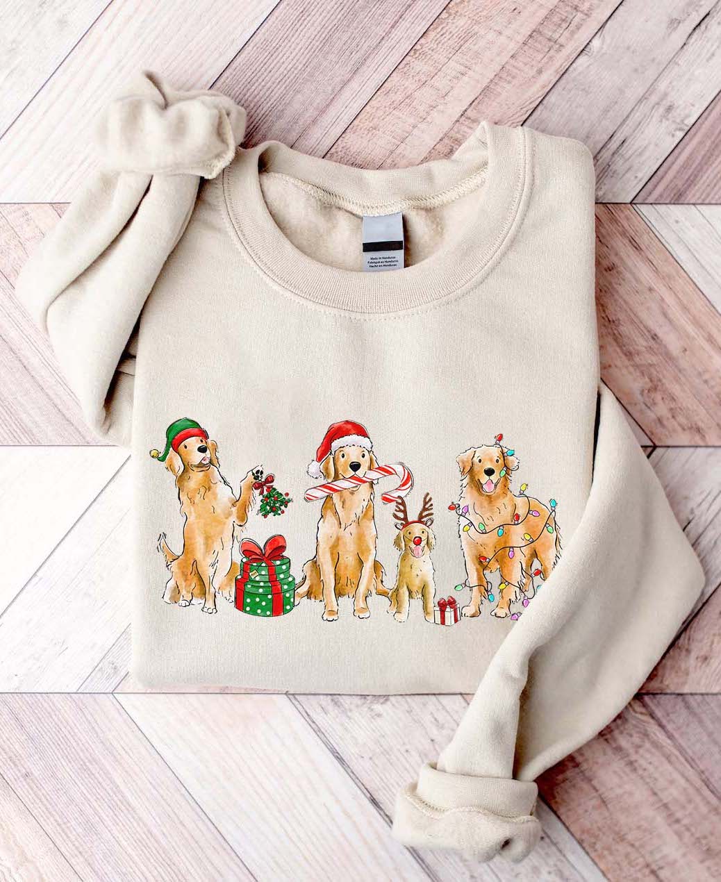 Golden Retriever Christmas Crewneck