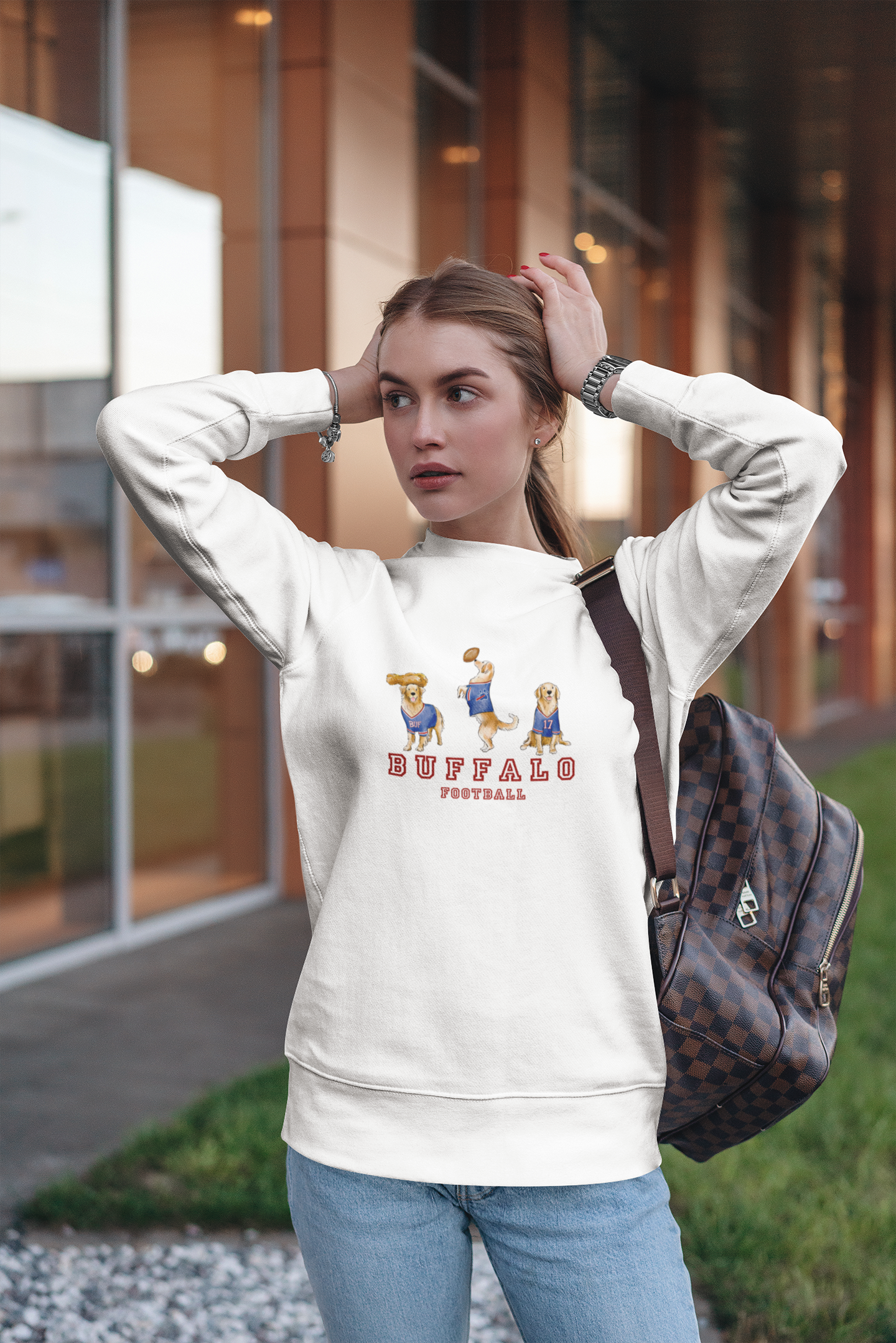 Buffalo Golden Retriever Crewneck