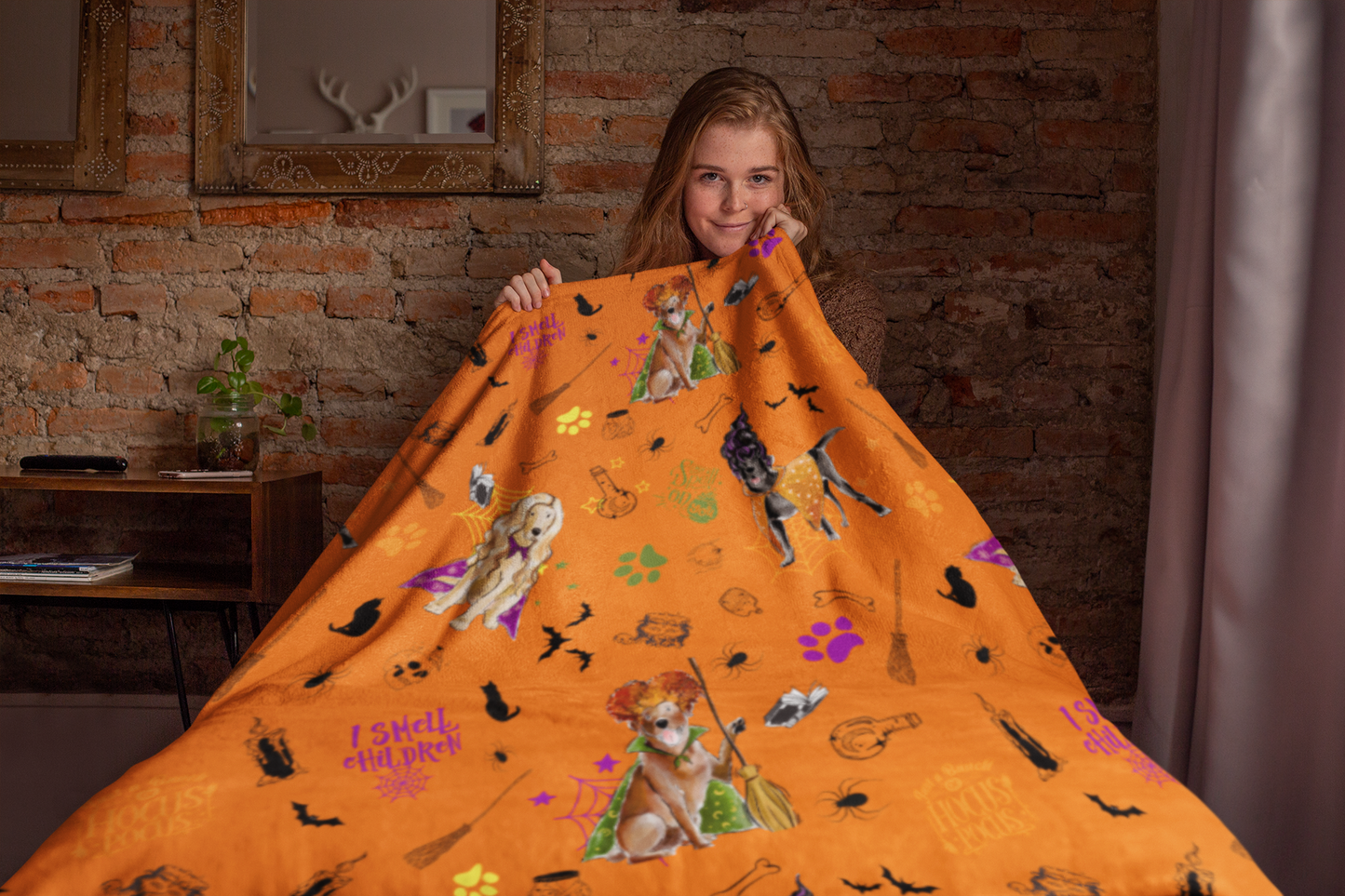 Labrador Hocus Paw-cus Minky Blankets