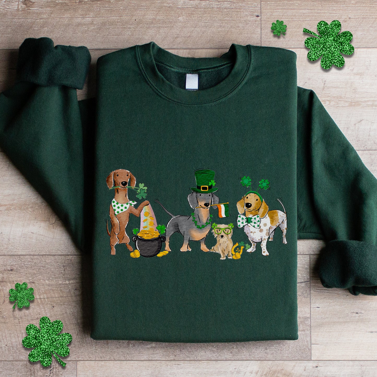 Wiener St. Patrick's Crewneck Sweatshirt