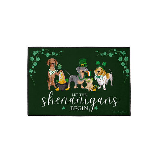 Wiener St. Patrick's Doormat