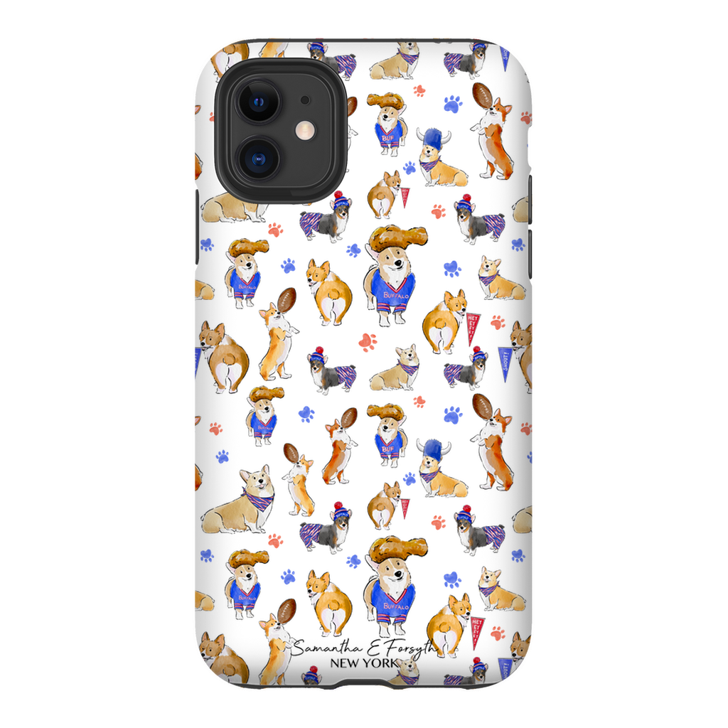 Buffalo Corgi Pretty Tough Phone Case