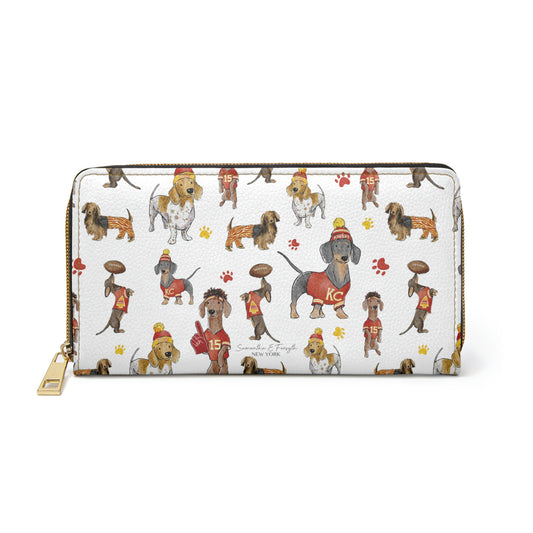Kansas City Wiener Wallet - White