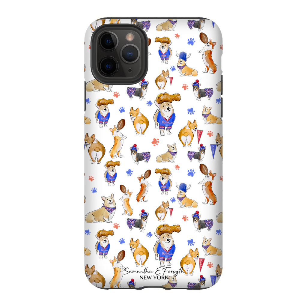 Buffalo Corgi Pretty Tough Phone Case