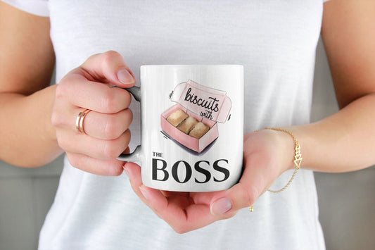 Biscuits with the BOSS mug