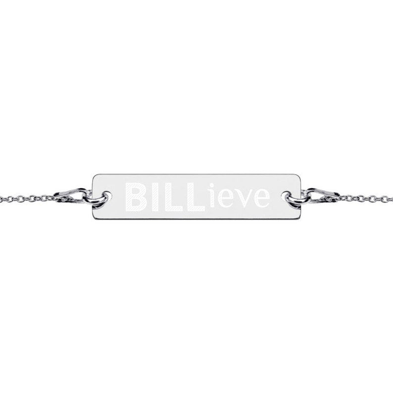Buffalo "BILLieve" 24k engraved Bracelet/Necklace