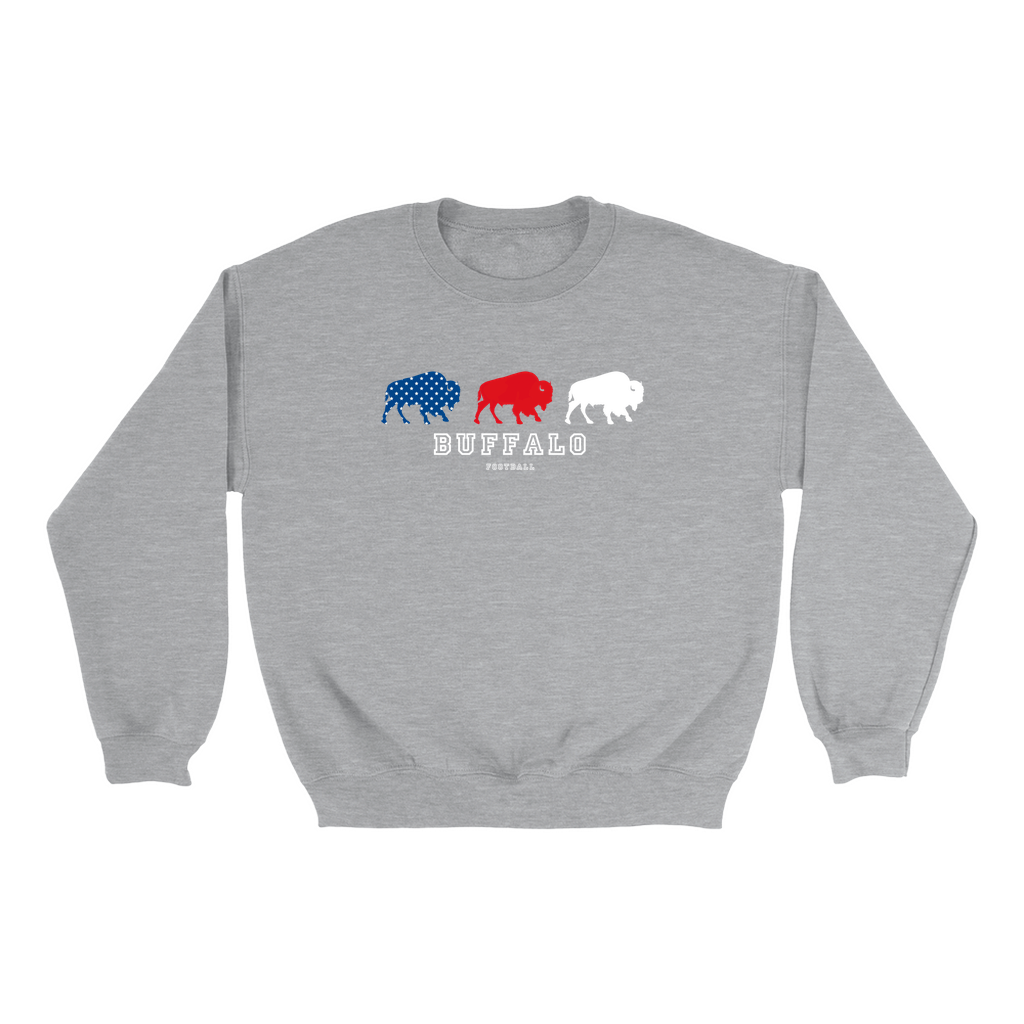 American Buffalo Football Crewneck