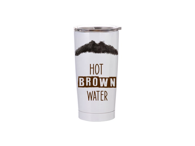 Hot Brown Water Tumbler