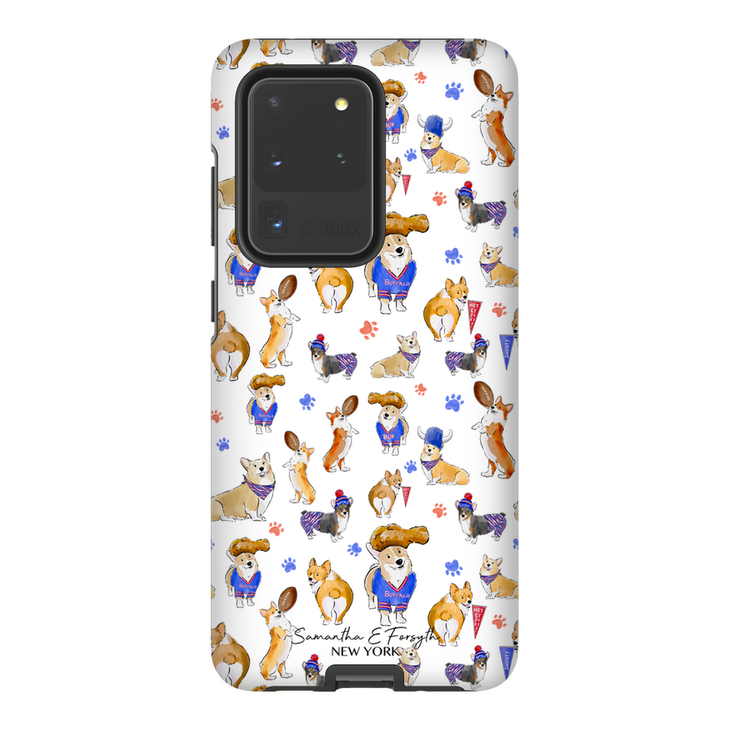 Buffalo Corgi Pretty Tough Phone Case