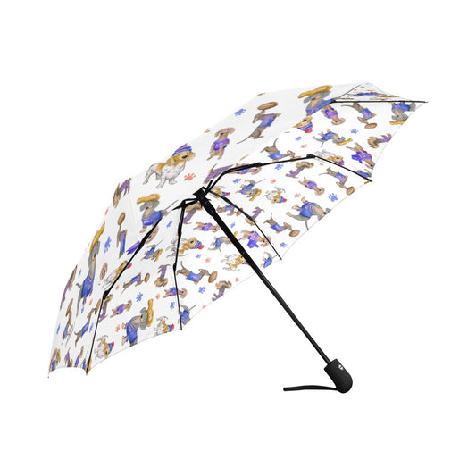 Buffalo Wiener Umbrella - Auto Open/Foldable!