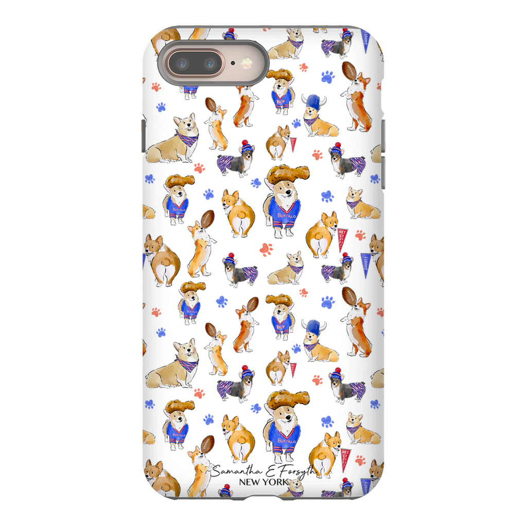 Buffalo Corgi Pretty Tough Phone Case