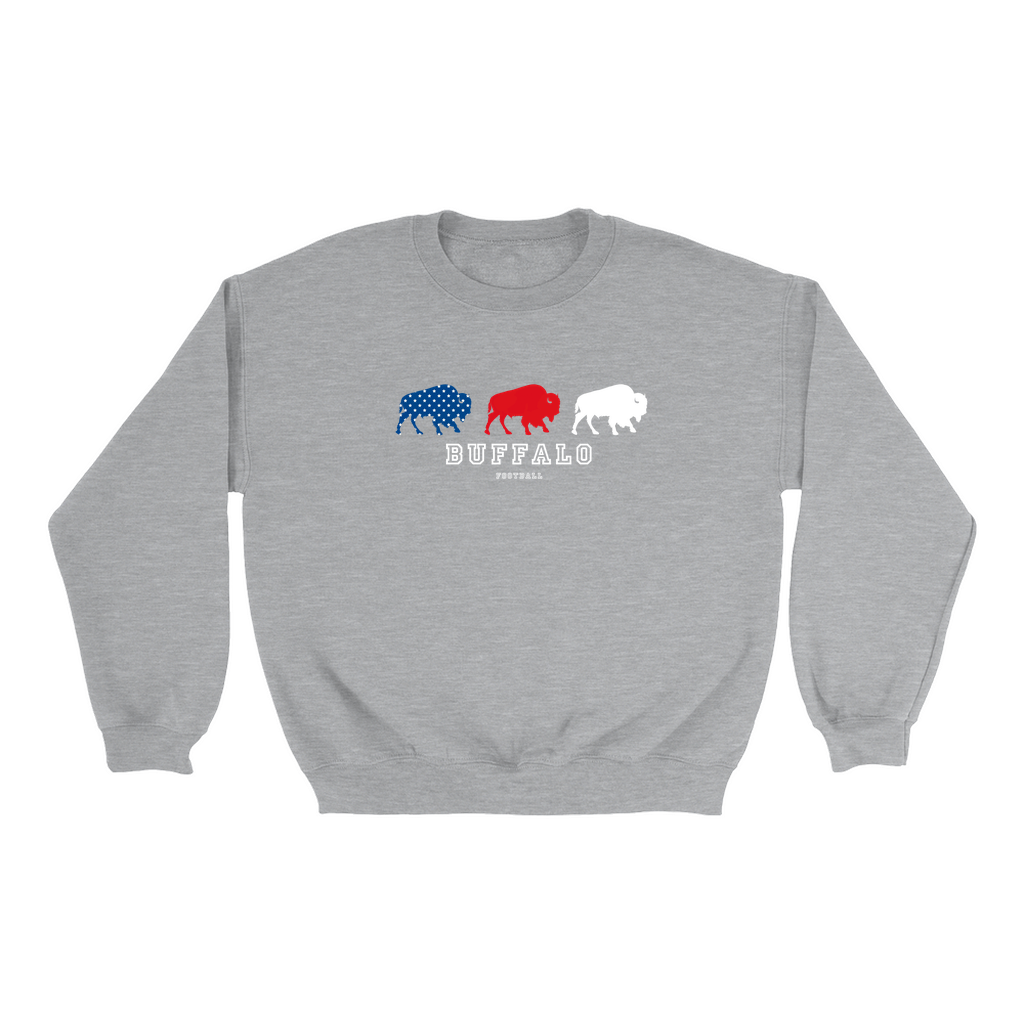 American Buffalo Football Crewneck