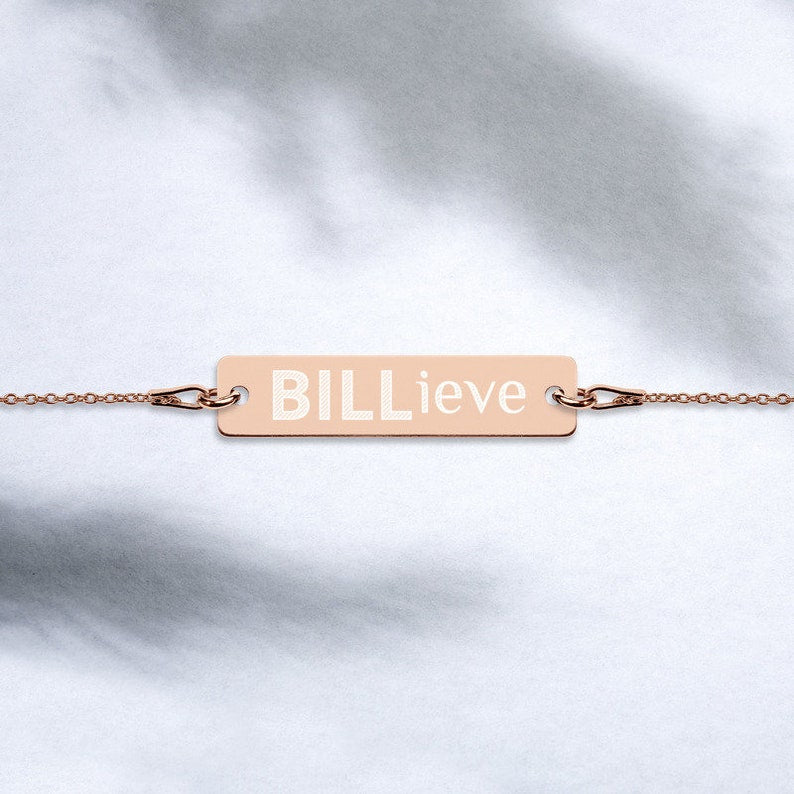 Buffalo "BILLieve" 24k engraved Bracelet/Necklace