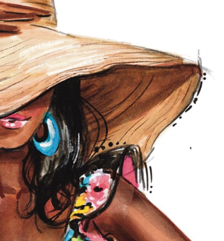Poolside Glam Print