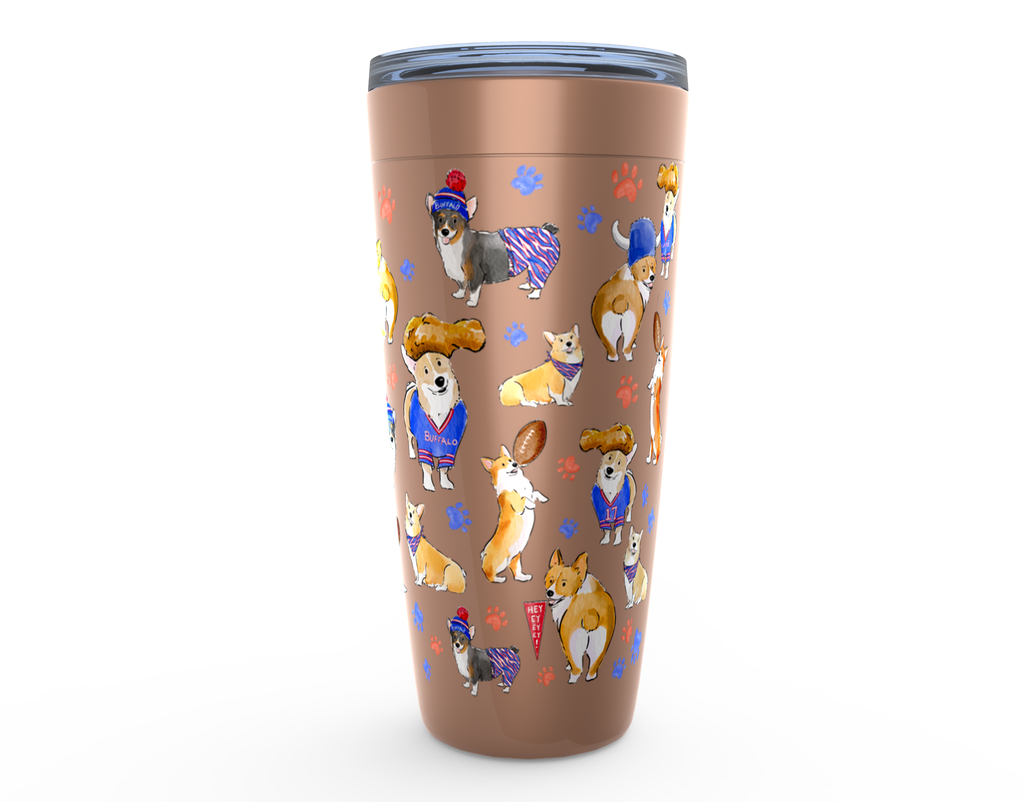 Buffalo Corgi Tumbler