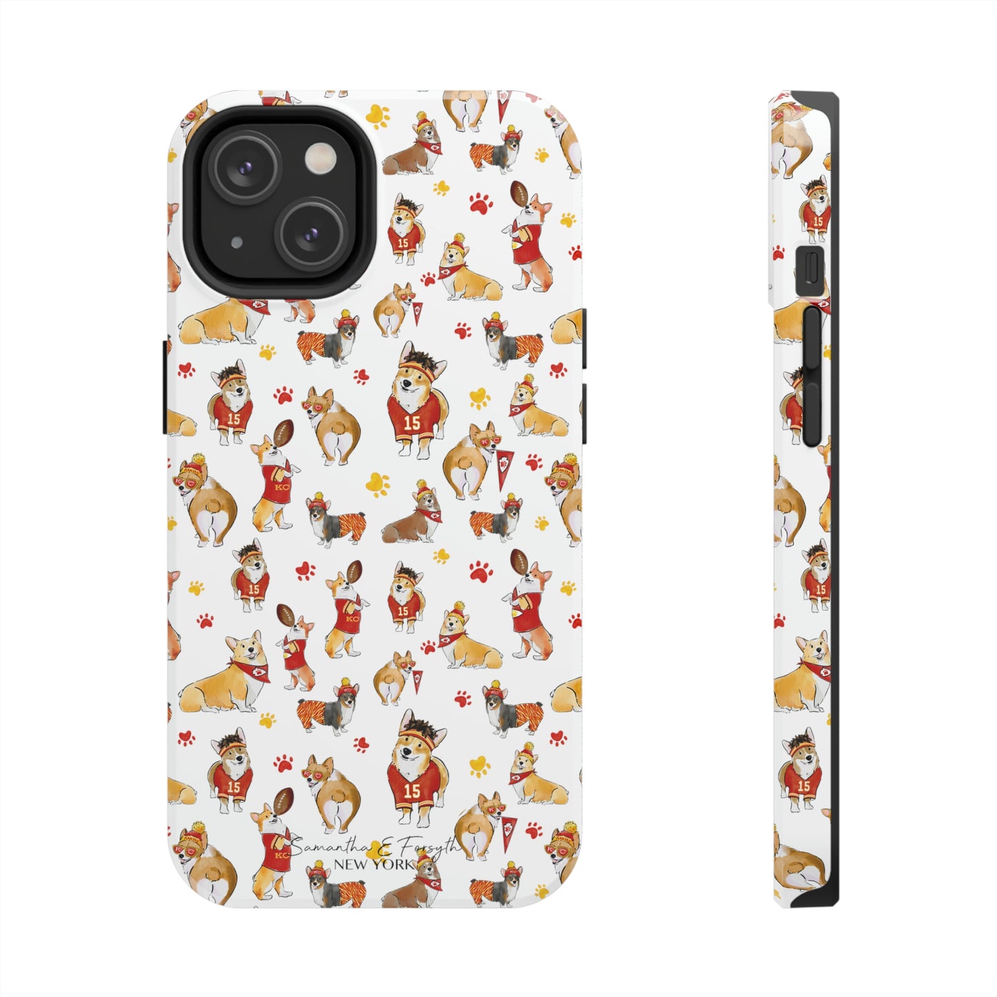 Kansas City Corgi Pretty Tough Phone Case