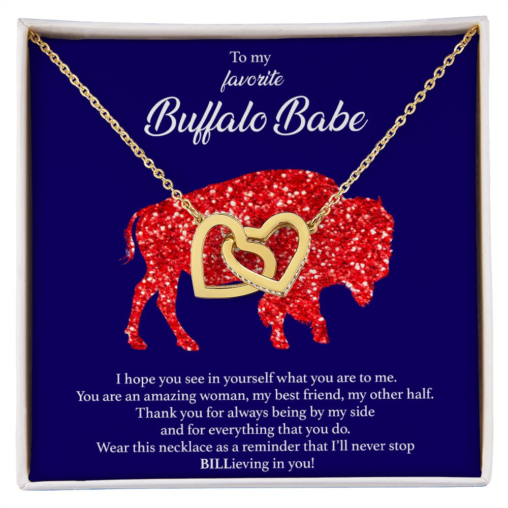 Buffalo Babe Interlocking Hearts Necklace