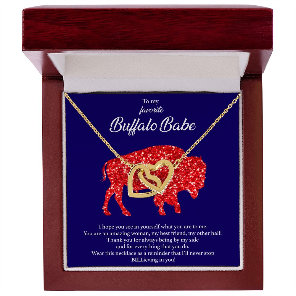 Buffalo Babe Interlocking Hearts Necklace