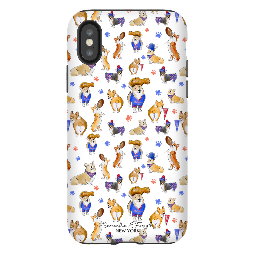 Buffalo Corgi Pretty Tough Phone Case