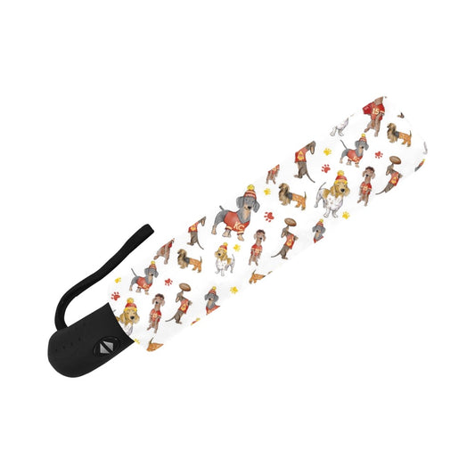 Kansas City Wiener Umbrella - Auto Open/Foldable!