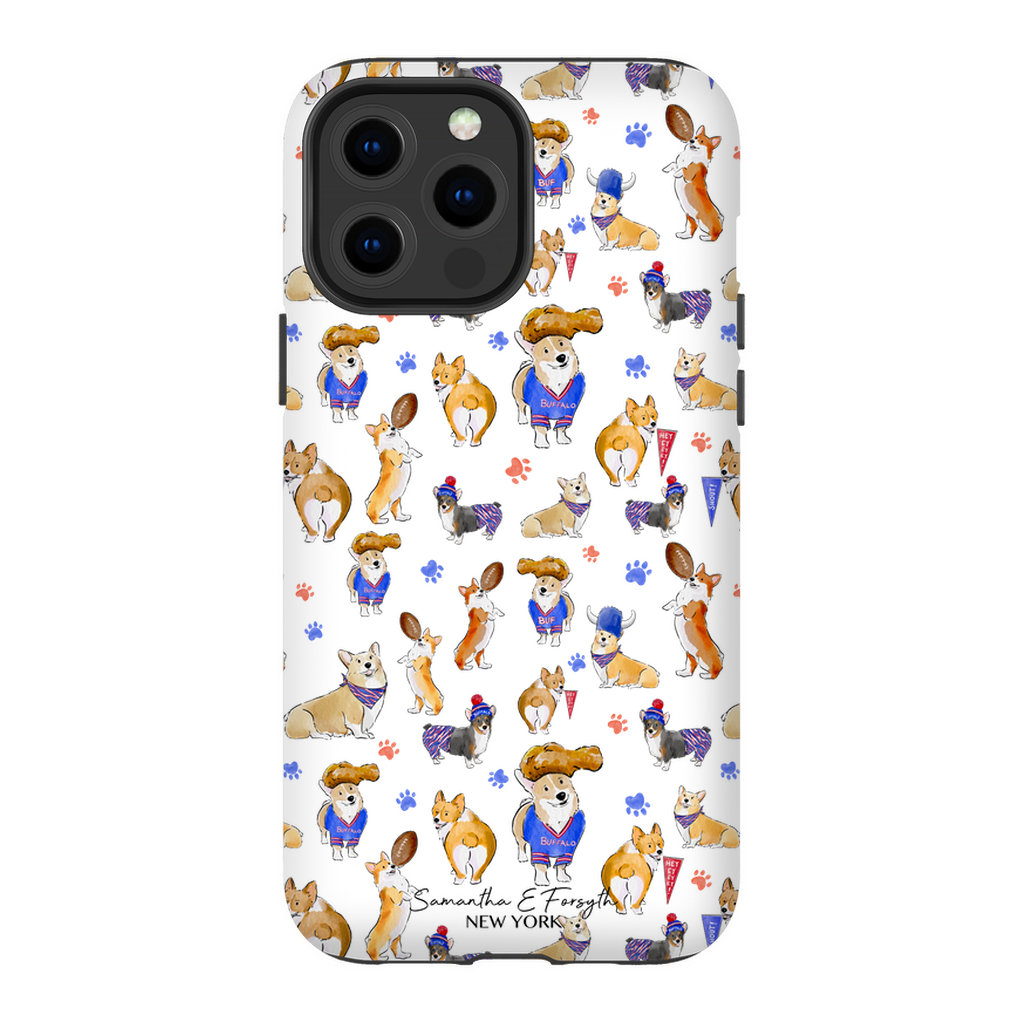 Buffalo Corgi Pretty Tough Phone Case