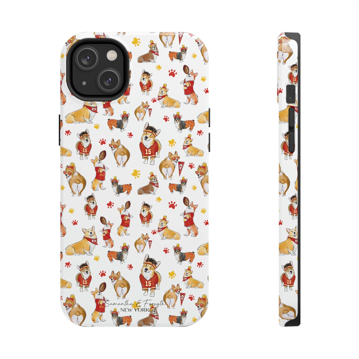 Kansas City Corgi Pretty Tough Phone Case