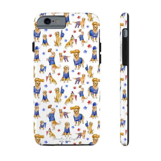 Buffalo Golden Retriever Pretty Tough Phone Case