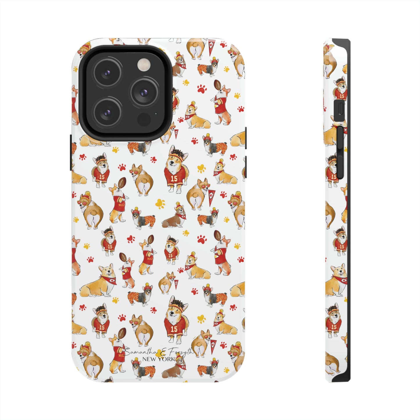 Kansas City Corgi Pretty Tough Phone Case