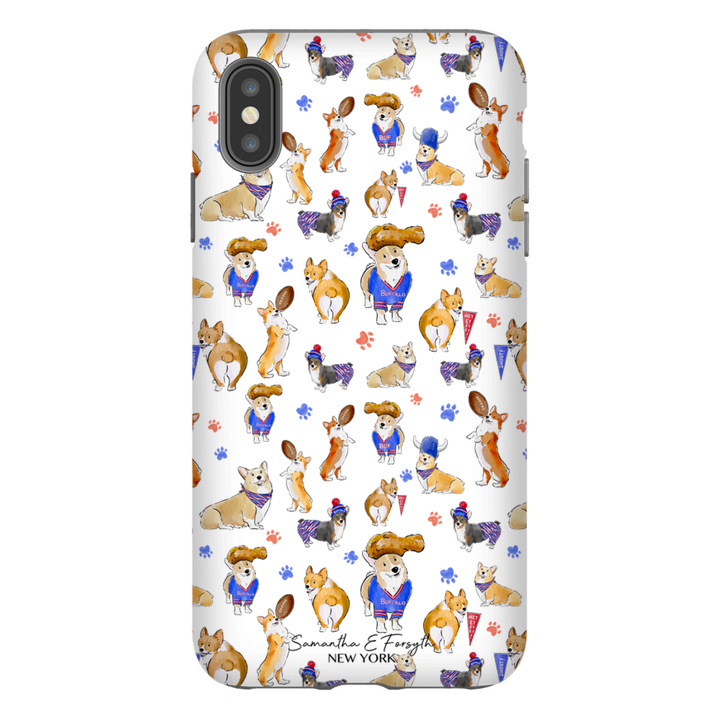 Buffalo Corgi Pretty Tough Phone Case