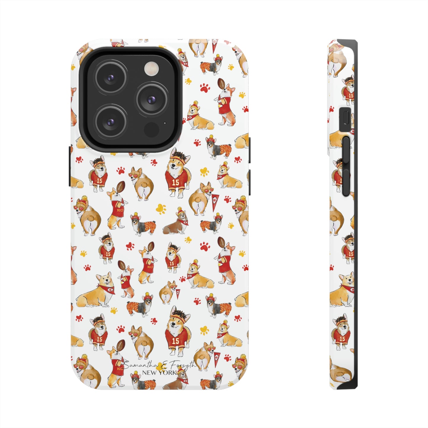 Kansas City Corgi Pretty Tough Phone Case