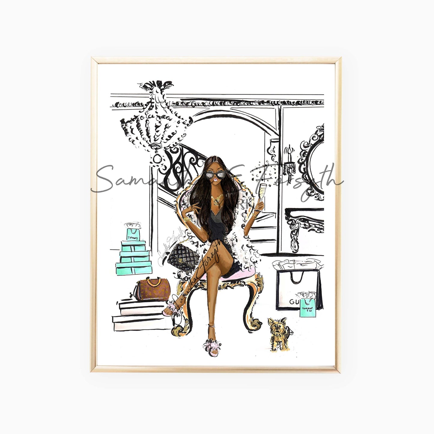 Bags and Bubbles Print