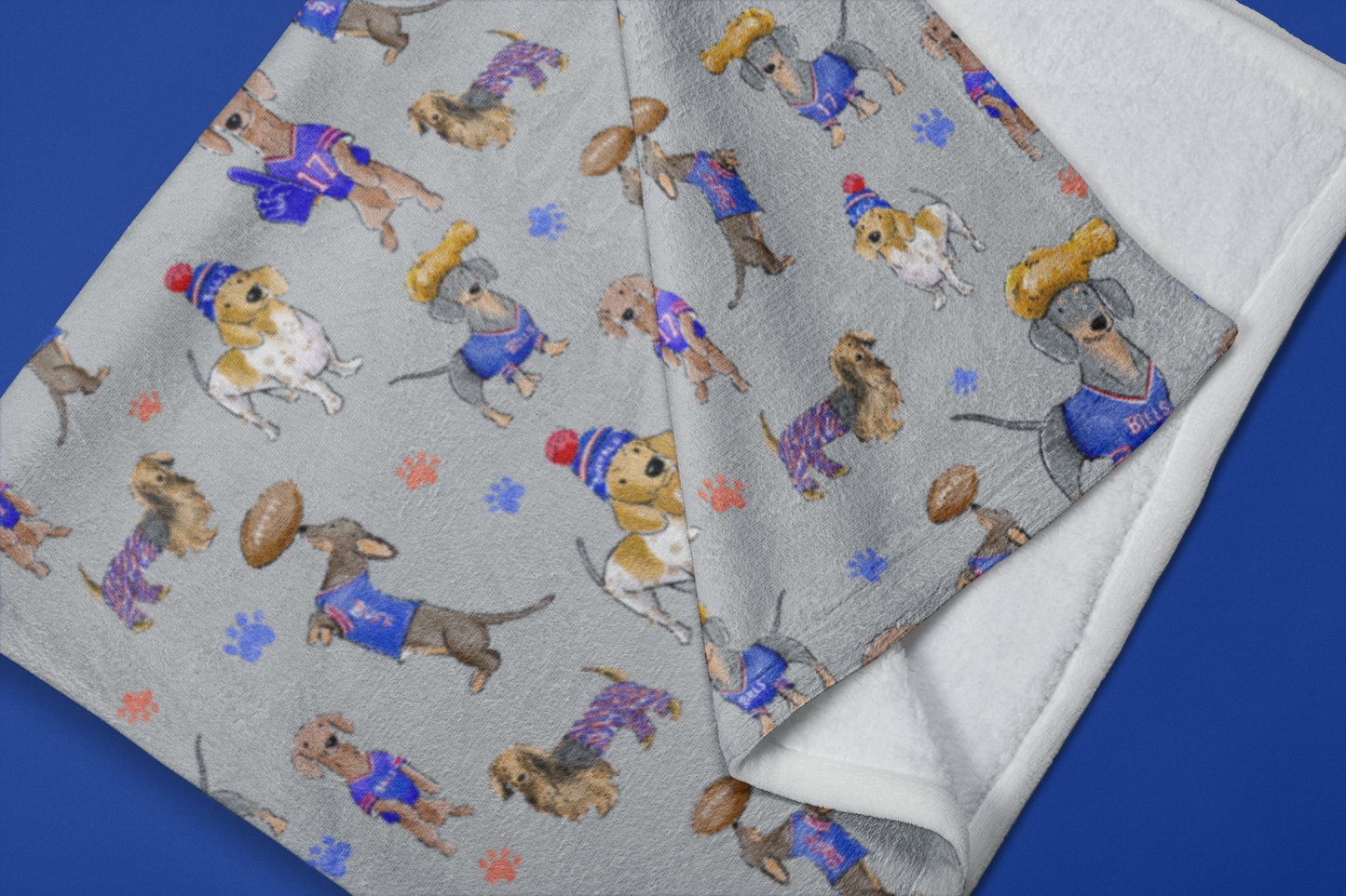 Buffalo Wiener Minky Blanket